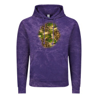 Cloud Purple camouflage and leopard patch  4 Vintage Hoodie - BundleAndBundleShop