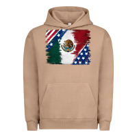 Pigment Burro Mexican With American Flag Urban Hoodie - RanaPortraitStore