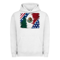 Pigment Lunar Rock Mexican With American Flag Urban Hoodie - RanaPortraitStore