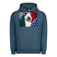 Mexican With American Flag Urban Hoodie | Teevron