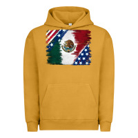 Pigment Peanut Butter Mexican With American Flag Urban Hoodie - RanaPortraitStore