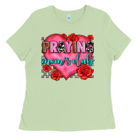 Matcha praying moms club olivia Ladies Tee - OliviaCreatesArt