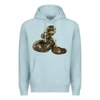 Blue Mist Rattlesnake Premium Hoodie - LillyAllenDesigns