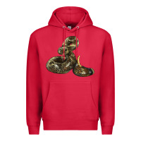 Cardinal Rattlesnake Premium Hoodie - LillyAllenDesigns
