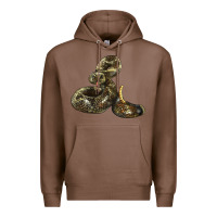 Chestnut Rattlesnake Premium Hoodie - LillyAllenDesigns