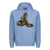 Colony Blue Rattlesnake Premium Hoodie - LillyAllenDesigns