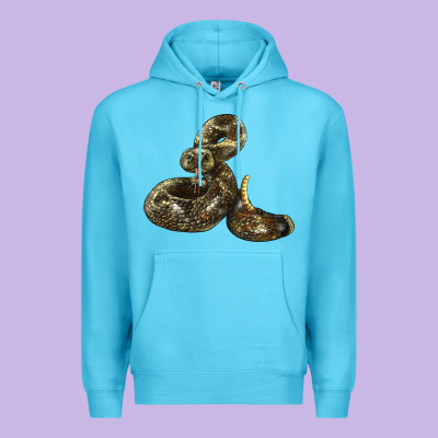Rattlesnake Premium Hoodie Designed By Lillyallendesigns