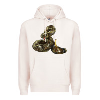 Pale Pink Rattlesnake Premium Hoodie - LillyAllenDesigns