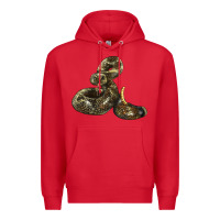 Red Rattlesnake Premium Hoodie - LillyAllenDesigns