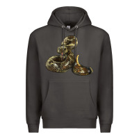 Smoke Rattlesnake Premium Hoodie - LillyAllenDesigns
