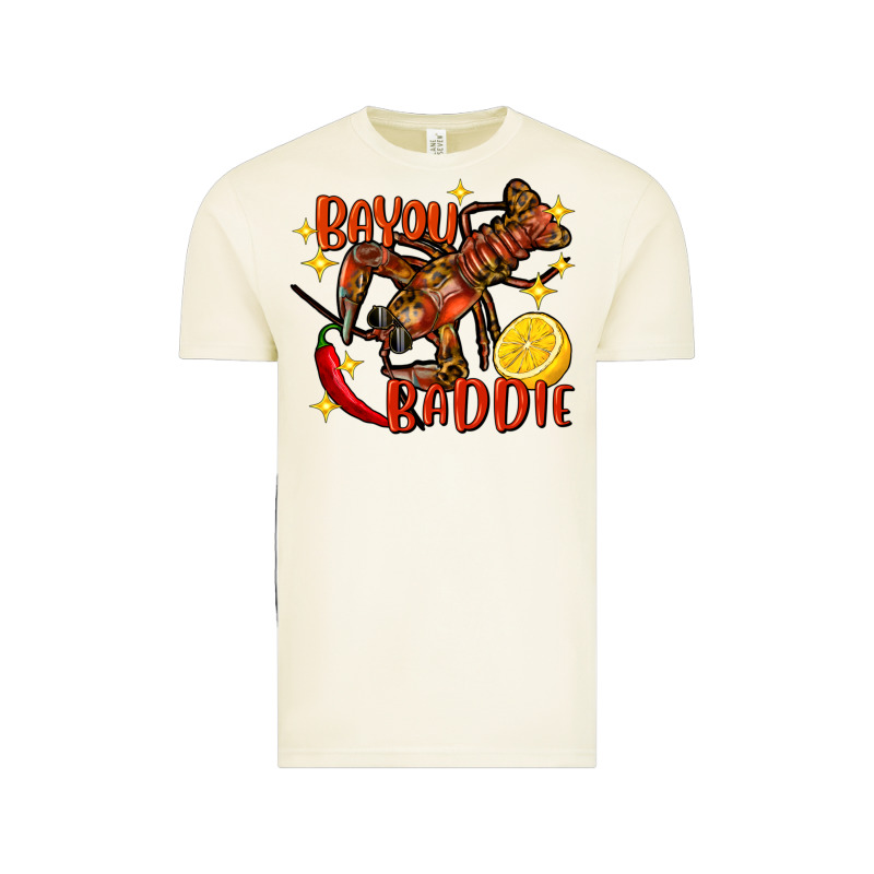 Crawfish Bayou Baddie Vintage Tee by FaDigitalArtStudio | Teevron