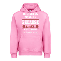 Fuchsia Pink Operations Manager - Cool Gift Job Urban Hoodie - artisFamous