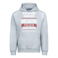Heather Grey Operations Manager - Cool Gift Job Urban Hoodie - artisFamous