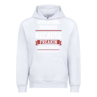 White Operations Manager - Cool Gift Job Urban Hoodie - artisFamous