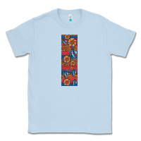 Dusty Blue usa flag and cross penwraps Classic Tee - Artiststas