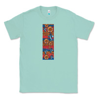 Seafoam usa flag and cross penwraps Classic Tee - Artiststas