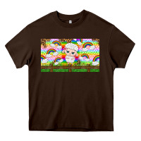Chocolate Brown cute sheep Heavy Core Tee - TumblerDesignByShophia