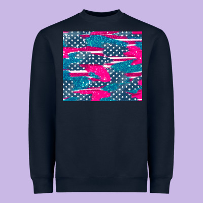 Usa Flag Heavyweight Sweatshirt Designed By Adodesignshop