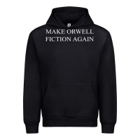 Black make orwell fiction Urban Hoodie - artisFamous