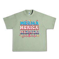 Oil Green Merica vibes Urban Heavy Tee - FaDigitalArtStudio