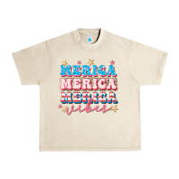 Sandshell Merica vibes Urban Heavy Tee - FaDigitalArtStudio