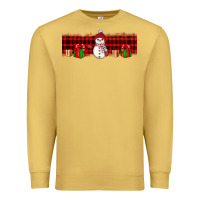 Antique Gold Christmas snowman Premium Sweatshirt - JahusDesignShop