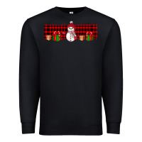 Black Christmas snowman Premium Sweatshirt - JahusDesignShop