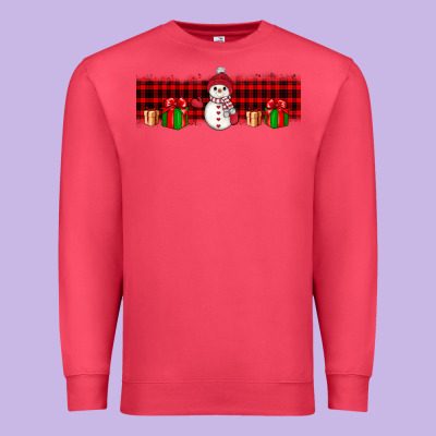 Christmas Snowman Premium Sweatshirt Designed By Jahusdesignshop