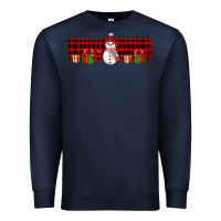 Navy Christmas snowman Premium Sweatshirt - JahusDesignShop