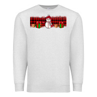 Oatmeal Heather Christmas snowman Premium Sweatshirt - JahusDesignShop