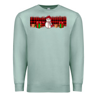 Seafoam Christmas snowman Premium Sweatshirt - JahusDesignShop