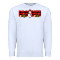 White Christmas snowman Premium Sweatshirt - JahusDesignShop