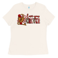 Bone love you forever olivia Ladies Tee - OliviaCreatesArt