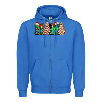 True Royal mama with christmas tree cake ado Zipper Hoodie - AdoDesignShop