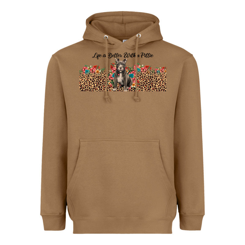 Life Is Better With A Pittie Heavyweight Hoodie by JahusDesignShop | Teevron