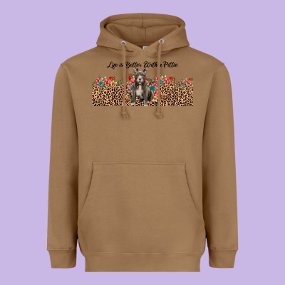 Life Is Better With A Pittie Heavyweight Hoodie Designed By Jahusdesignshop