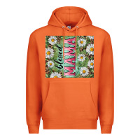 Carrot Blessed mama with daisy and leopard Premium Hoodie - RanaPortraitStore