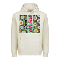 Oatmeal Heather Blessed mama with daisy and leopard Premium Hoodie - RanaPortraitStore