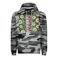 Slate Camo Blessed mama with daisy and leopard Premium Hoodie - RanaPortraitStore