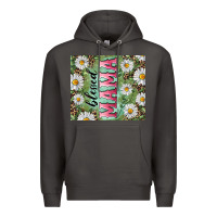 Smoke Blessed mama with daisy and leopard Premium Hoodie - RanaPortraitStore