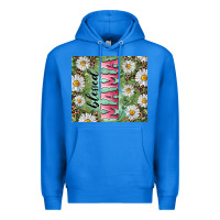 True Royal Blessed mama with daisy and leopard Premium Hoodie - RanaPortraitStore