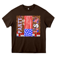 Chocolate Brown party in the usa Heavy Core Tee - TumblerDesignByShophia
