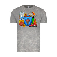 Cloud Rock Basketball Coffee cup Vintage Tee - FaDigitalArtStudio