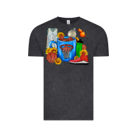 Vintage Black Basketball Coffee cup Vintage Tee - FaDigitalArtStudio