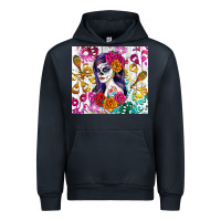 Sugar Skull Girl Urban Hoodie | Teevron