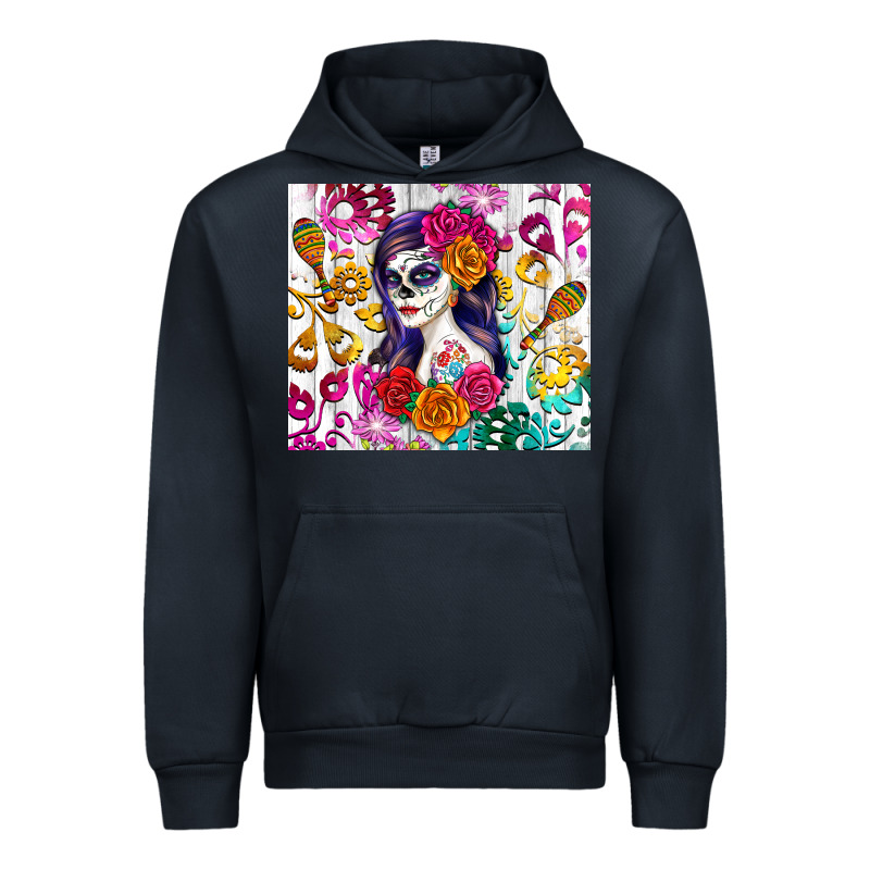 Sugar Skull Girl Urban Hoodie by RanaPortraitStore | Teevron