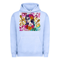 Pigment Grape Ice sugar skull girl Urban Hoodie - RanaPortraitStore