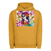 Pigment Peanut Butter sugar skull girl Urban Hoodie - RanaPortraitStore