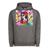 Pigment Tornado sugar skull girl Urban Hoodie - RanaPortraitStore