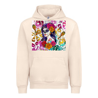 Sandshell sugar skull girl Urban Hoodie - RanaPortraitStore